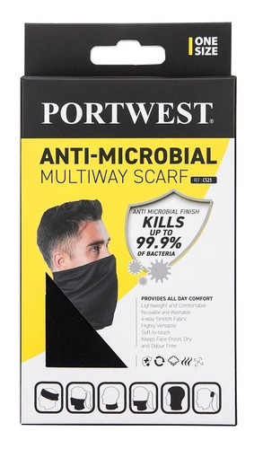 Portwest black cs25 - 50,
