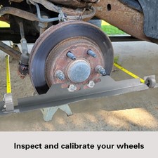 2x Wheel Alignment Tool Toe Alignment Tool Plates Professional Stainless Steel