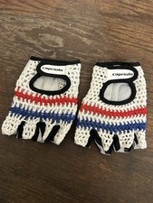 Leather cycling gloves vintage - leather,
