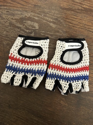 Leather cycling gloves vintage - leather,