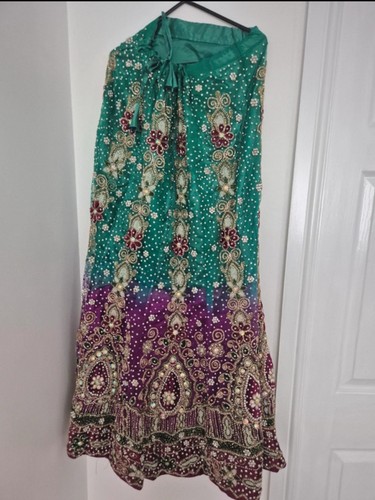 Bridal lengha with jewellery - bridal,