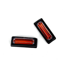 2x LED Amber Flashing Safety