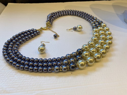 Women glass pearl 14mm - glass,