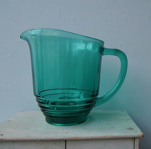 Vintage glass water - , jug