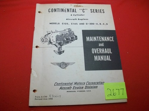 1965 continental aircraft - 1965,