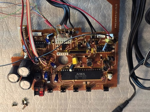 Aiwa main circuit - aiwa, lx-50