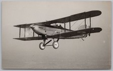 AVIATION Fairey III F Biplane, Napier Lion Engine, RP Postcard Unused