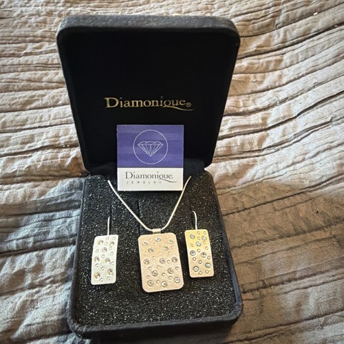 Diamonique silver 18 - diamonique, silver,