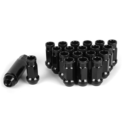 Black m12x1 car open - open, lug
