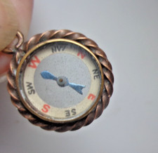 Compass Watch Fob Charm