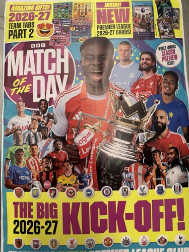 Match the day magazine 13th - of,