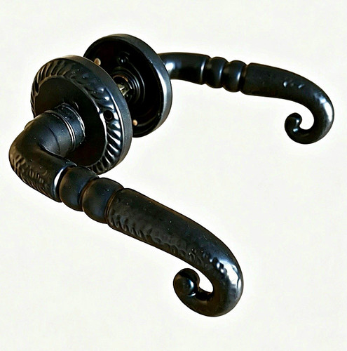 Black antique metal monkey - antique,