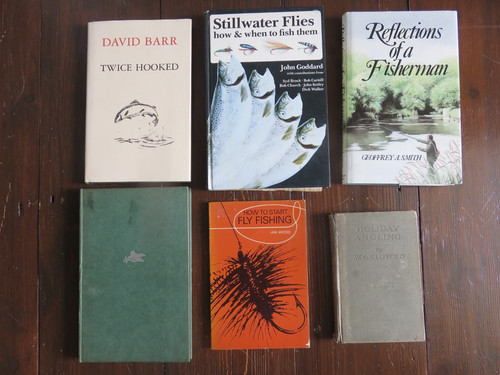 Fishing angling books - x,