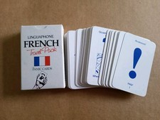 COMPLETE & VGC Collectable card game Linguaphone French Panic Travel Pack cards