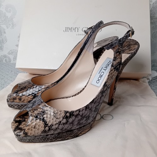 Jimmy choo python slingback - jimmy,