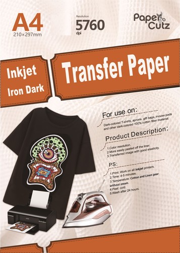 Shirt paper iron - a4, iron-on
