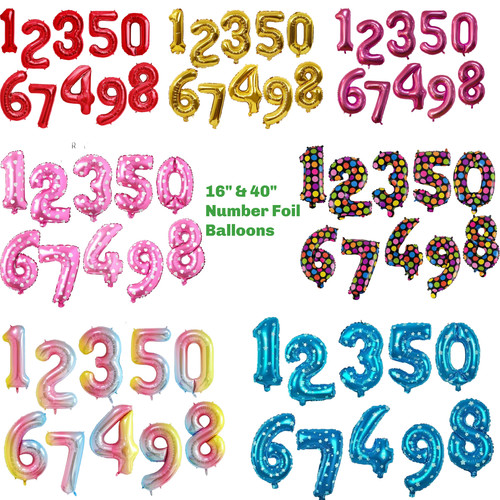 Number balloons giant 16 - giant, 16"