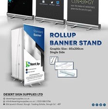 Roller Banner Display Stand Popup/Rollup/Pullup Exhibition Display (STAND ONLY)