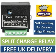 Self Switching Smart Relay for 12S / 13 Pin Towbar Wiring Charging Fridge TEC3M