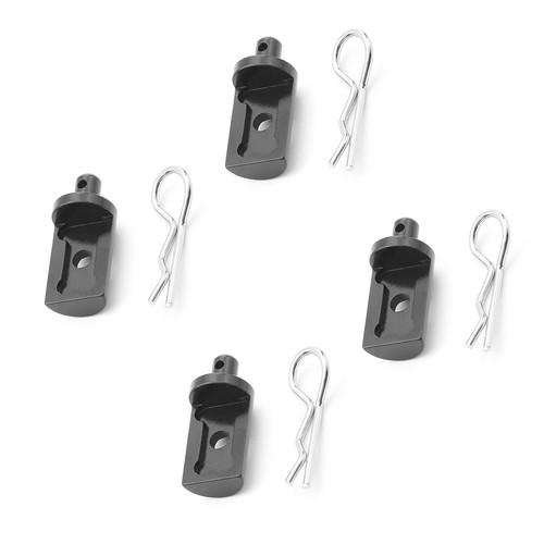 Black car body brackets - black, rc