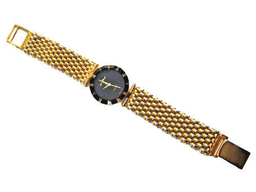 Chat gold tone quartz - -,
