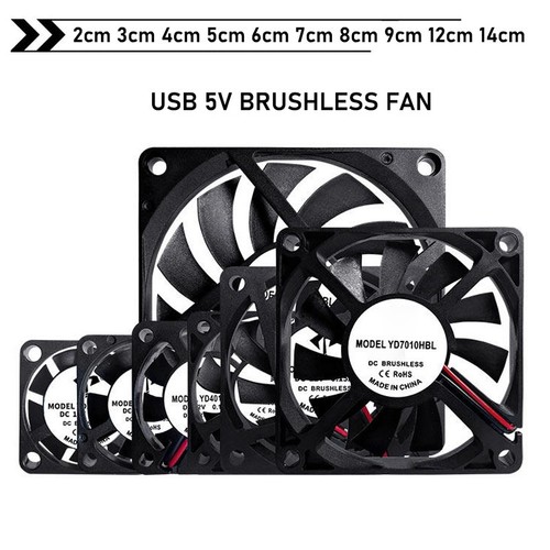 Usb silent brushless - 5v,