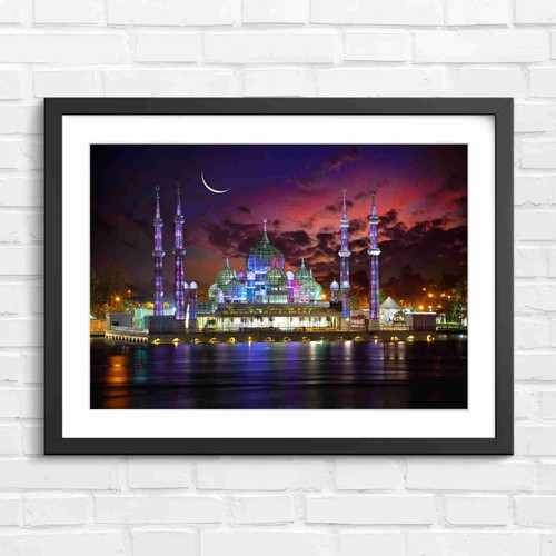 Malaysia mosque night lights - malaysia,