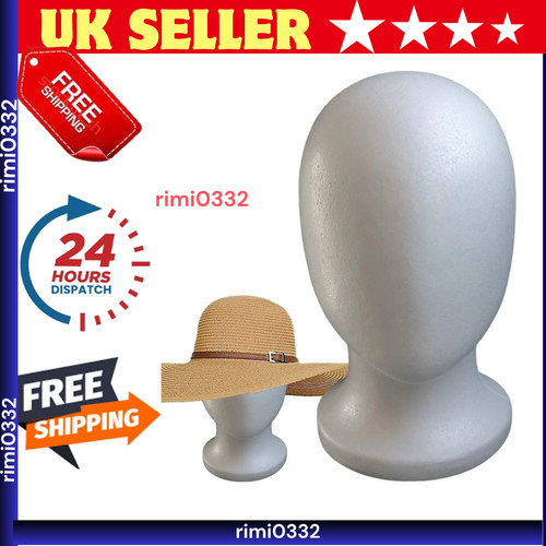 Foam mannequin head wig hat - head,