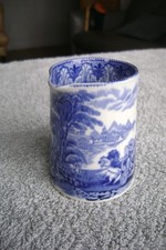 Vintage Cauldon Hot Milk Jug Blue & White Arcadian Chariots?