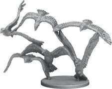 Murder of Carrion Crows | Raven Bird Swarm Miniature | Zombicide Killer Crowz