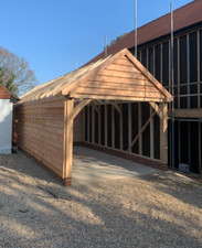 Prefab oak fronted - oak, bay