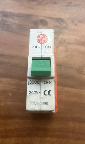 Wylex amp mcb - amp,