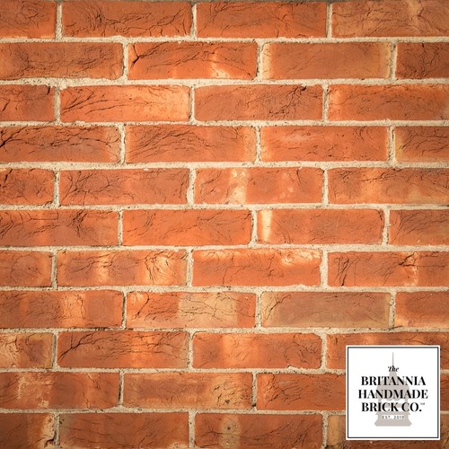 Red brick handmade 4 - red, 1/4"