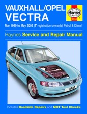 For Vauxhall/Opel - Vectra Petrol & Diesel 1999-2002 Service Manual 3930 Haynes