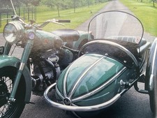 SUNBEAM S7 STEIB SIDECAR OUTFIT COMBINATION MOTORCYCLE ARTICLE