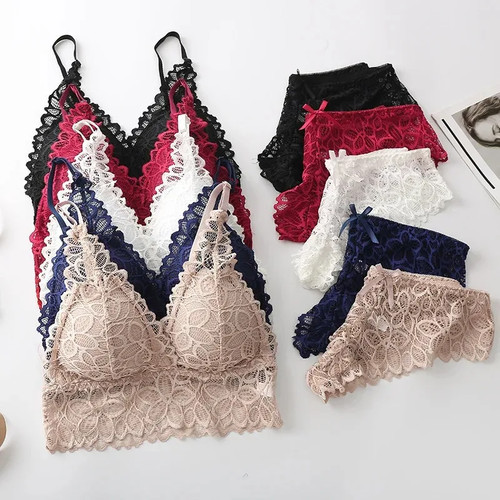 Women lace bra panty - women’s,