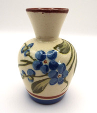 TORQUAY WARE HAND PAINTED SMALL FLORAL VASE