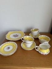 Vintage Paragon Tea Set Yellow