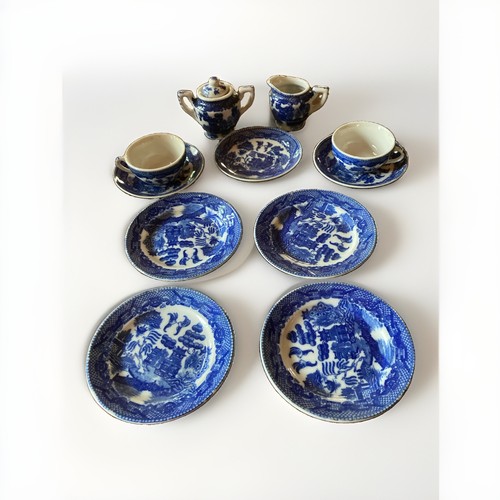Blue willow miniature - blue,