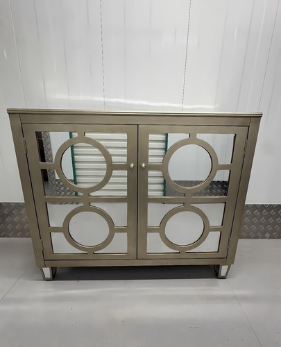 Gold mirrored sideboard - mirrored,