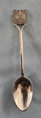 Silver plate souvenir spoon - silver-plate,