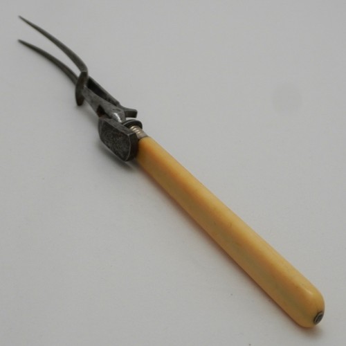 Victorian ivorine handle - ivorine,