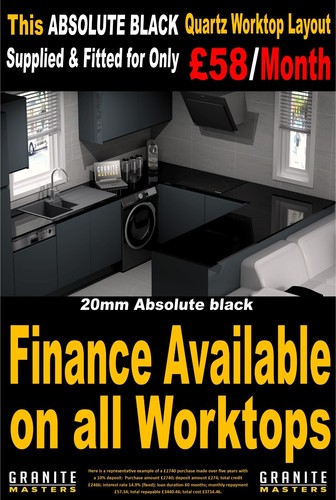 This absolute black granite - black,