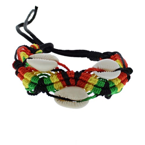 Rasta braided bracelet - rasta, with
