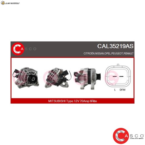 Generator cal35219as for kfv - generator,