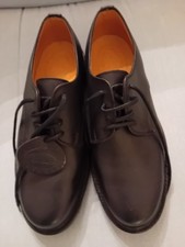 Grenson  Men's Black Leather Commando Sole Shoe New Unboxed