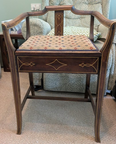Antique edwardian mahogany - edwardian,
