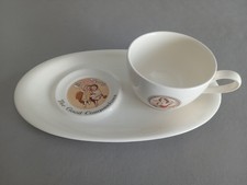Retro Advertising Ovaltine The Good Companions Cup & Biscuit Plate