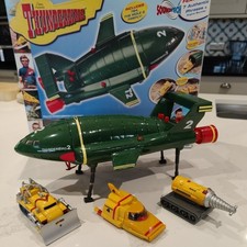 Thunderbirds 40th Anniversary Thunderbird 2 with Mole,4  Firefly plus 3 figures