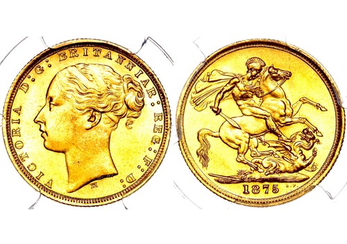 1875 queen victoria great - m,